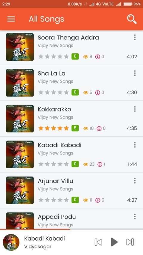 Vijay Songs screenshot 2