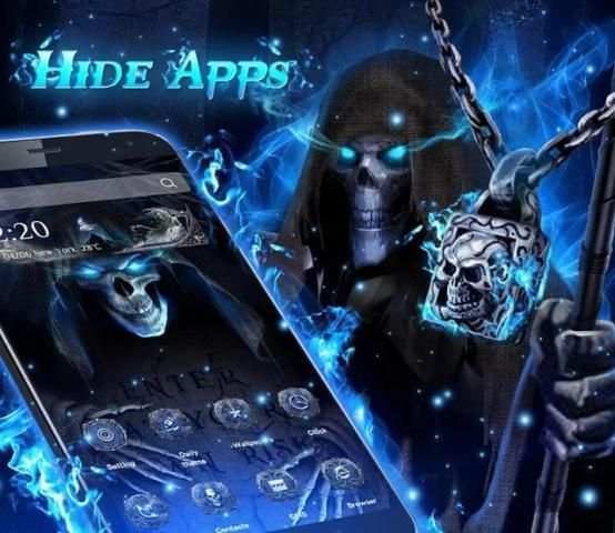 3D Blue Grim Reaper Launcher screenshot 3