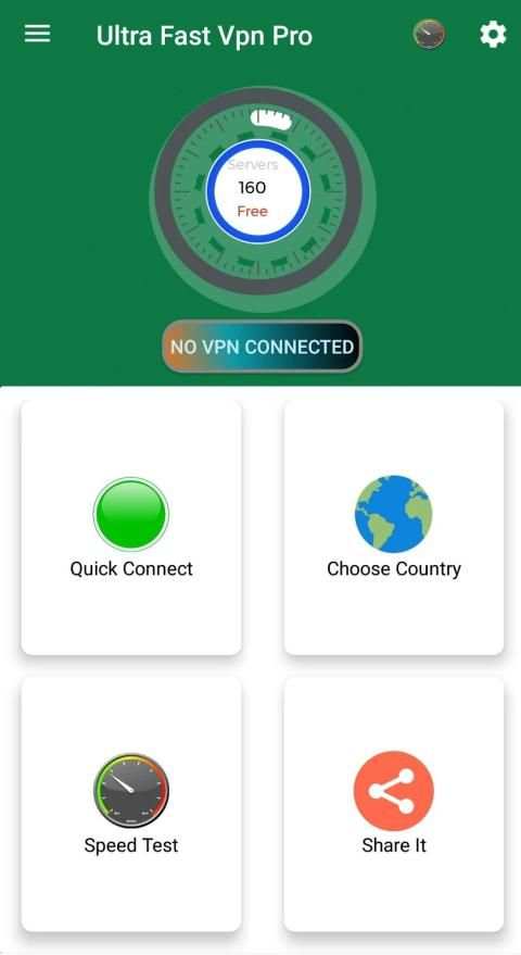 Ultra Fast VPN Pro Unlimited screenshot 1