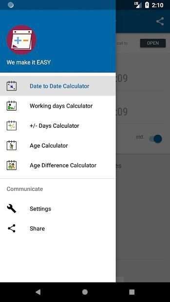 Date Calculator screenshot 2