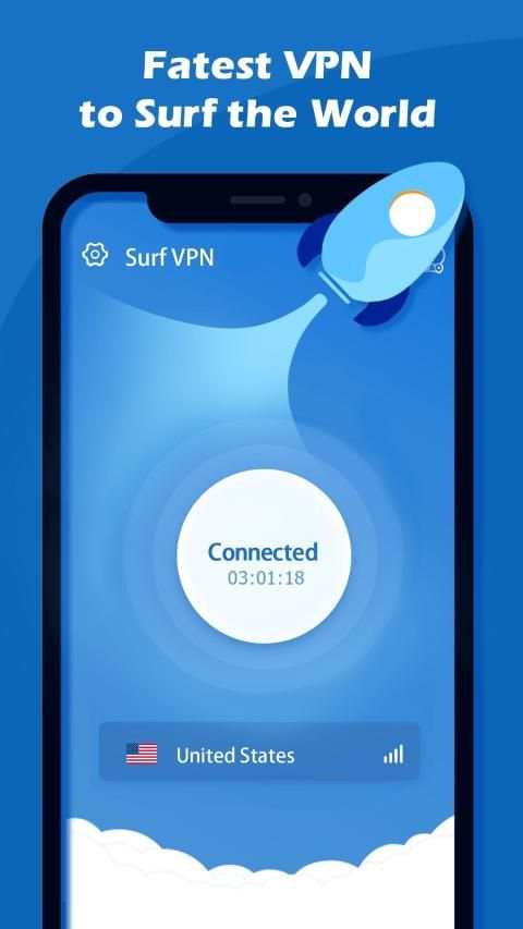 Surf VPN - A Secure, Free, Unlimited VPN Proxy screenshot 6