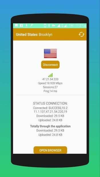 Brazil VPN screenshot 1