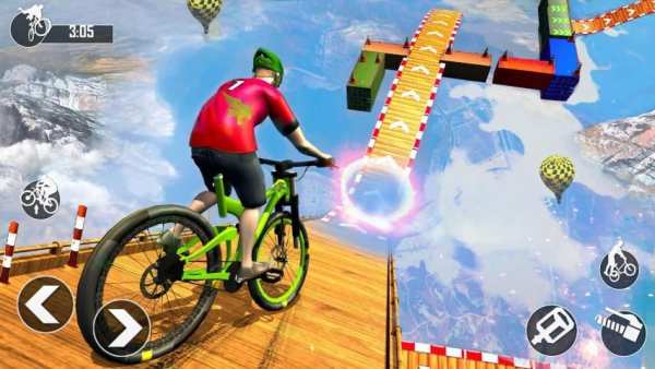 Mega Ramp BMX Racing Impossible Stunts screenshot 9