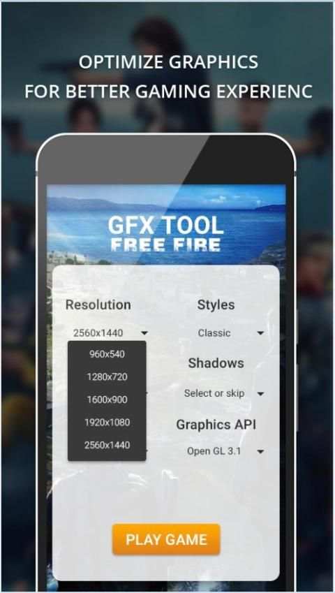 GFX Tool - Free Fire Booster स्क्रीनशॉट 3