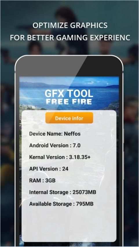 GFX Tool - Free Fire Booster स्क्रीनशॉट 2