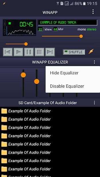 Winamp : Music Player , Audio Player , mp3 Player screenshot 7