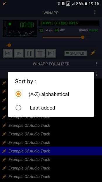 Winamp : Music Player , Audio Player , mp3 Player screenshot 5