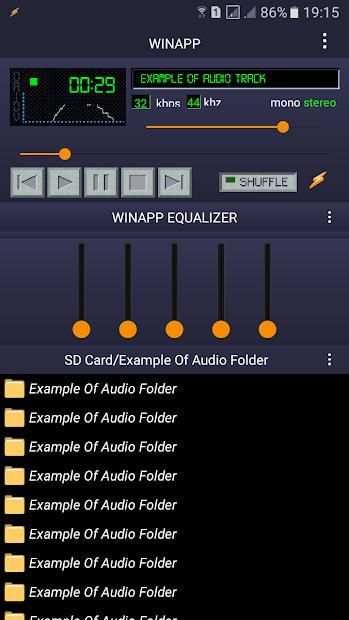 Winamp : Music Player , Audio Player , mp3 Player screenshot 8