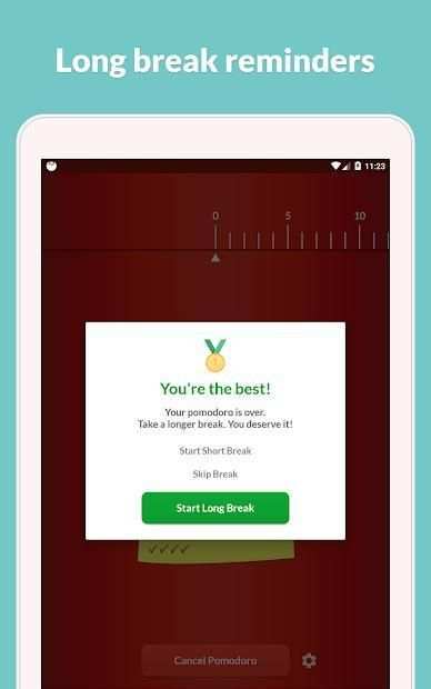 Pomodoro Timer Lite screenshot 3