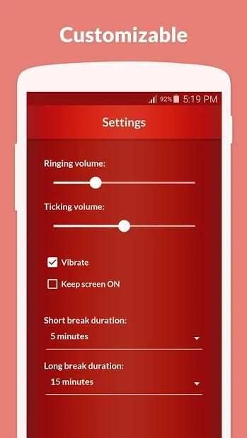 Pomodoro Timer Lite screenshot 9