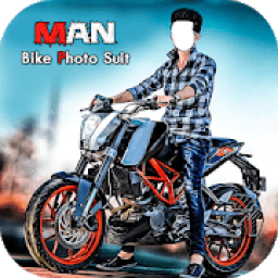 ikon Men Moto Bike Photo Suit - Bike Rider Image Editor
