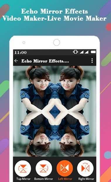 Echo Mirror Effects Video Maker-Live Movie Maker स्क्रीनशॉट 1