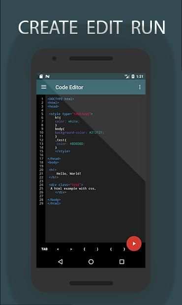 Create, Edit Run and Delete using Pure Code Editor screenshot 2