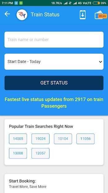Traxica Railway Enquiry screenshot 1