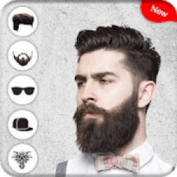 ikon Man Hair Style ,Mustache - Man Photo Editor