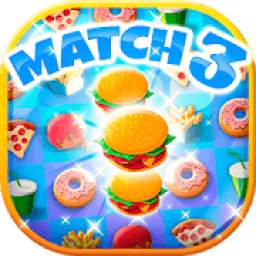 Crush The Burger ! Deluxe Match 3 Game