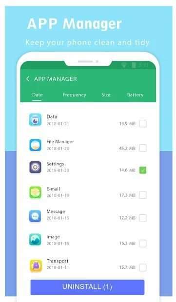 Green Clean & Memory Optimizer screenshot 2