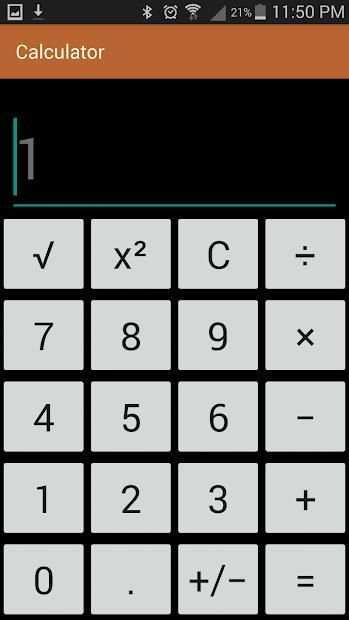 Simple Calculator screenshot 1