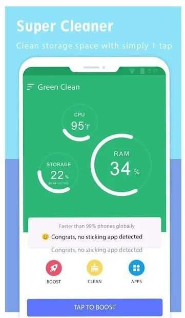Green Clean & Memory Optimizer screenshot 4