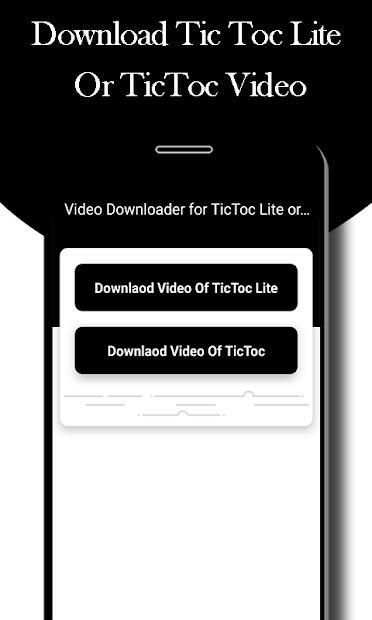 Video Downlaoder For TicToc Lite screenshot 1