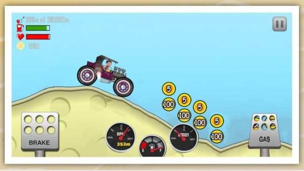 Car Race : Hill Racing स्क्रीनशॉट 1