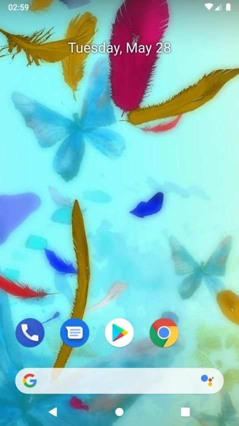 Feathers 3D live wallpaper स्क्रीनशॉट 18