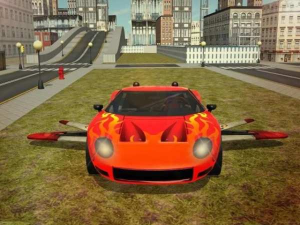 Free Flying Racing Car Driving screenshot 11