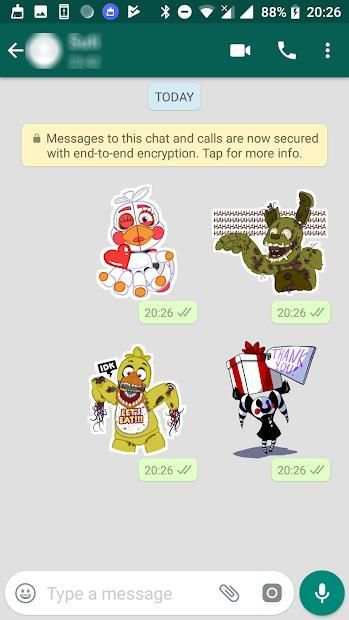 * FNAF Stickers for WAStickerApps स्क्रीनशॉट 1