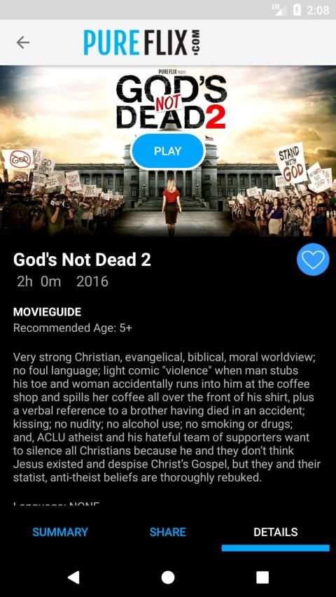 PureFlix स्क्रीनशॉट 2