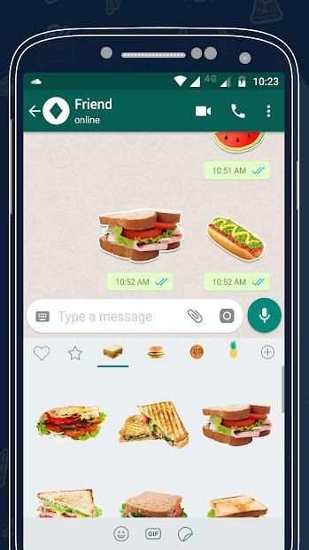 Food Sticker For Whatsapp screenshot 1