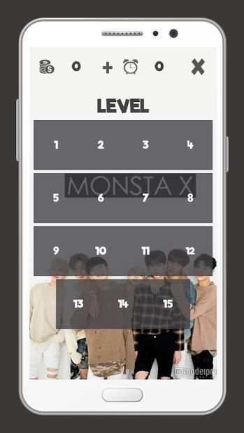 MONSTA X: Matching Game screenshot 1