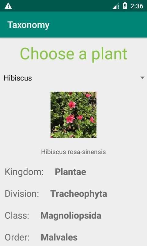 Taxonomy screenshot 6