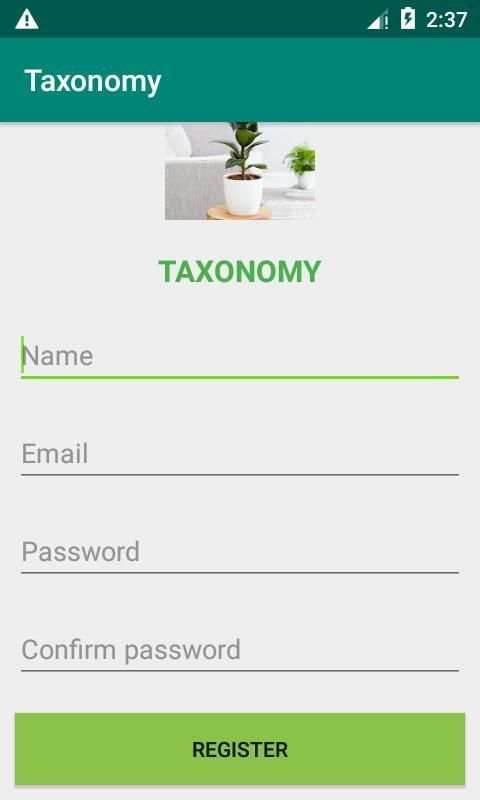Taxonomy screenshot 3
