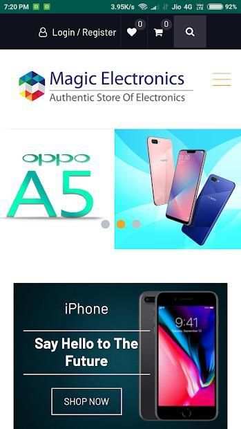Magic Electronics Store स्क्रीनशॉट 2