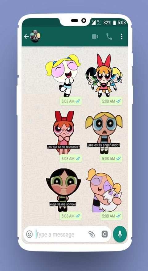 Sticker de las Chicas Poderosas Para WhatsApp screenshot 1