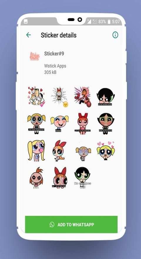 Sticker de las Chicas Poderosas Para WhatsApp screenshot 5