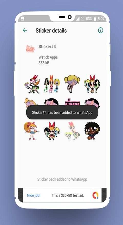Sticker de las Chicas Poderosas Para WhatsApp screenshot 3