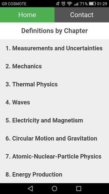 IB Physics Definitions screenshot 2