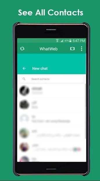 WhatsUp Web - Clone Chat App स्क्रीनशॉट 3