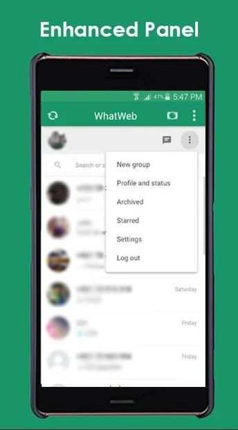 WhatsUp Web - Clone Chat App स्क्रीनशॉट 1