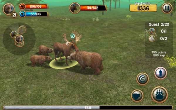 Wild Bear Simulator 3D स्क्रीनशॉट 7