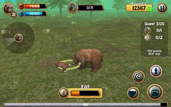 Wild Bear Simulator 3D स्क्रीनशॉट 4