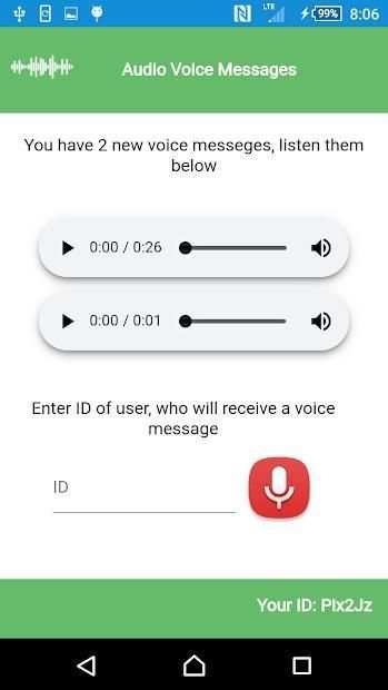 Audio Voice Messages screenshot 1