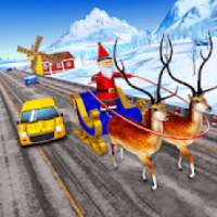 Highway Racing 2019: Santa Christmas Games