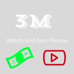 3M - Watch Videos and Earn Money आइकन