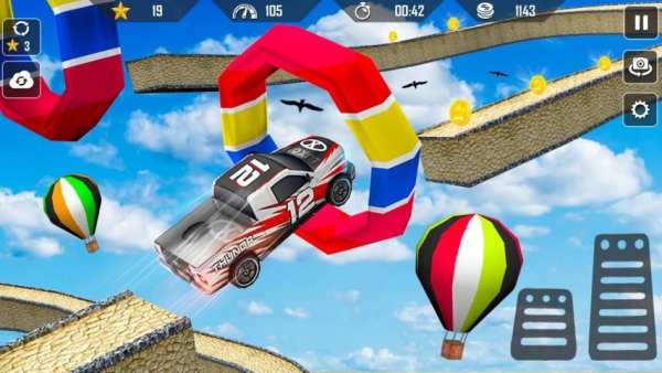 Offroad Jeep Driving Tricky Stunt Master स्क्रीनशॉट 11
