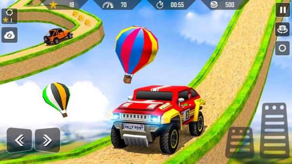 Offroad Jeep Driving Tricky Stunt Master स्क्रीनशॉट 3