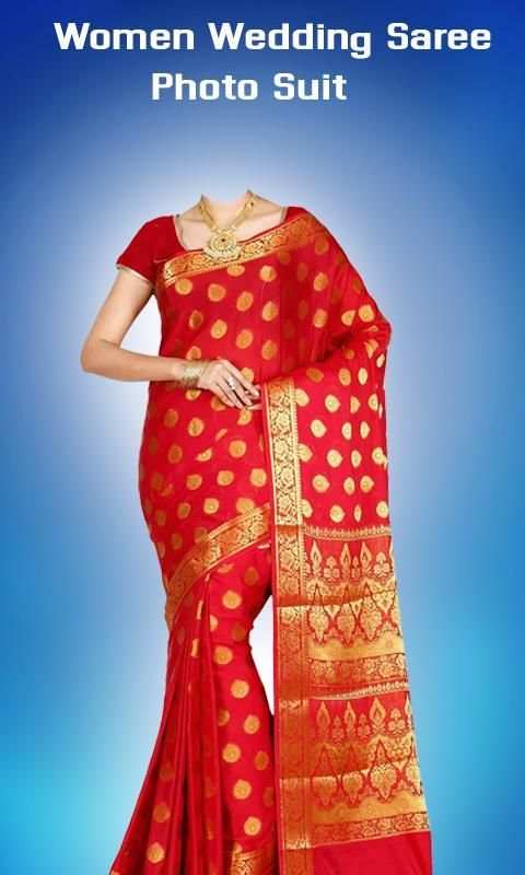 Women Wedding Saree Photo Suit स्क्रीनशॉट 2