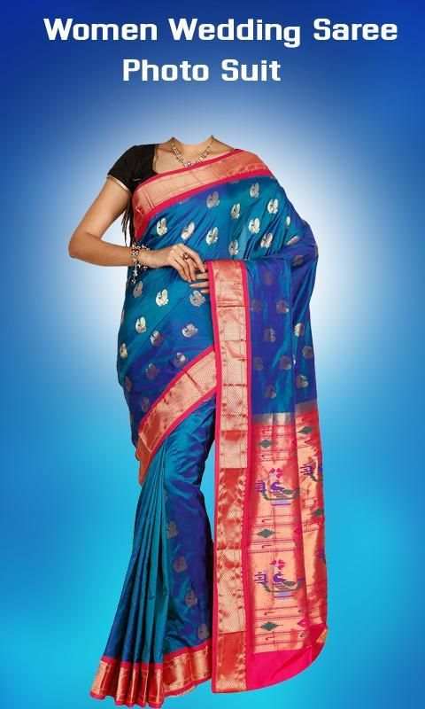 Women Wedding Saree Photo Suit screenshot 4