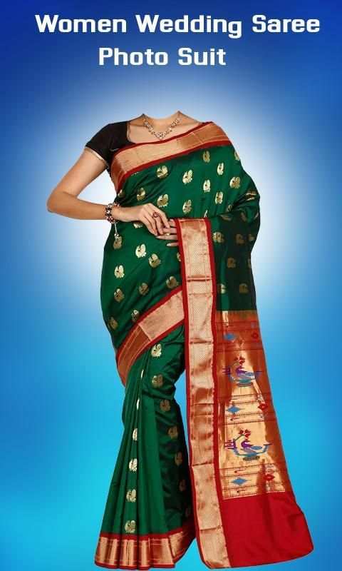 Women Wedding Saree Photo Suit screenshot 6